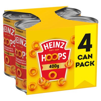 Heinz Spaghetti Hoops 4 x 400g - Thumbnail 2