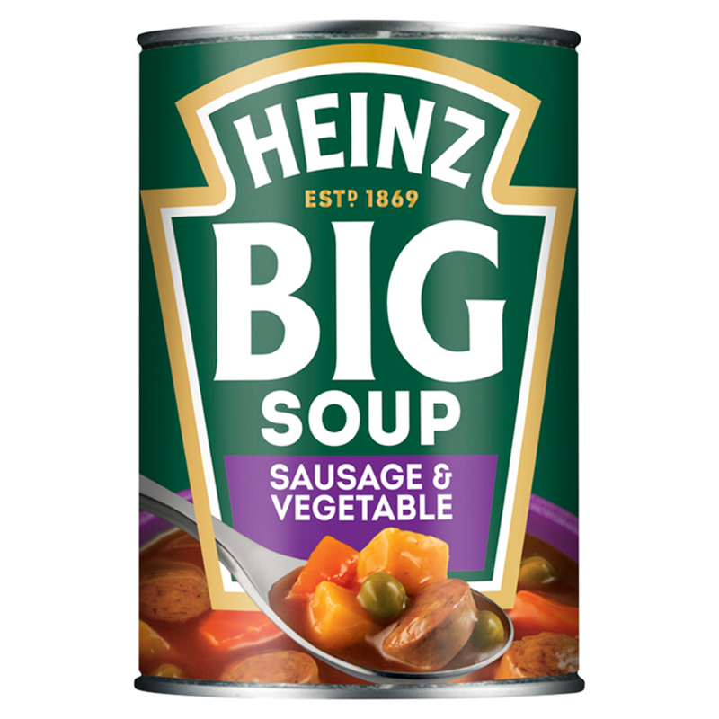 Heinz Big Soup Sausage & Vegetable 400g - Image 1