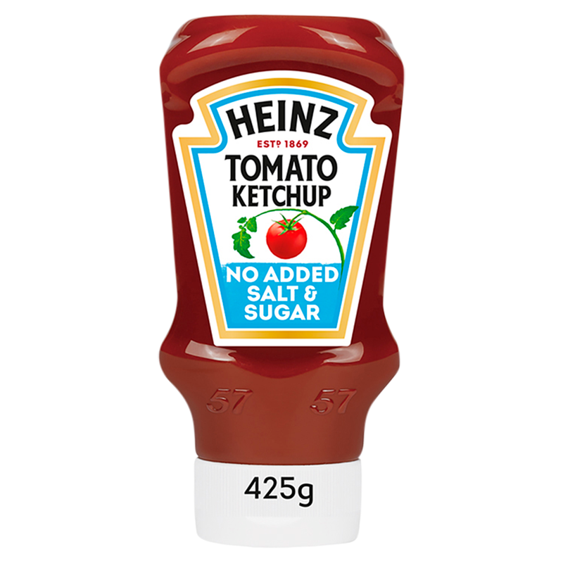 Heinz Tomato Ketchup Zero Added Sugar & Salt 400ml - Image 1
