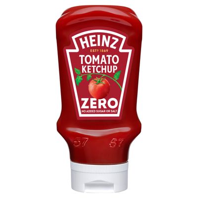 Heinz Tomato Ketchup Zero Added Sugar & Salt 400ml - Thumbnail 2