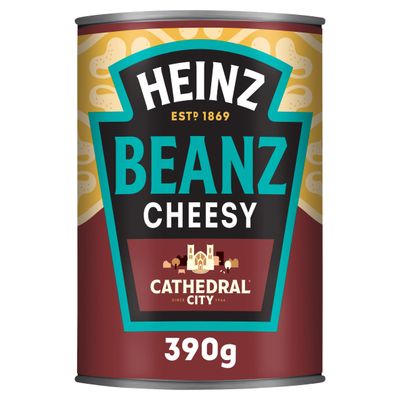 Heinz Cathedral City Cheesy Baked Beans 390g - Thumbnail 2