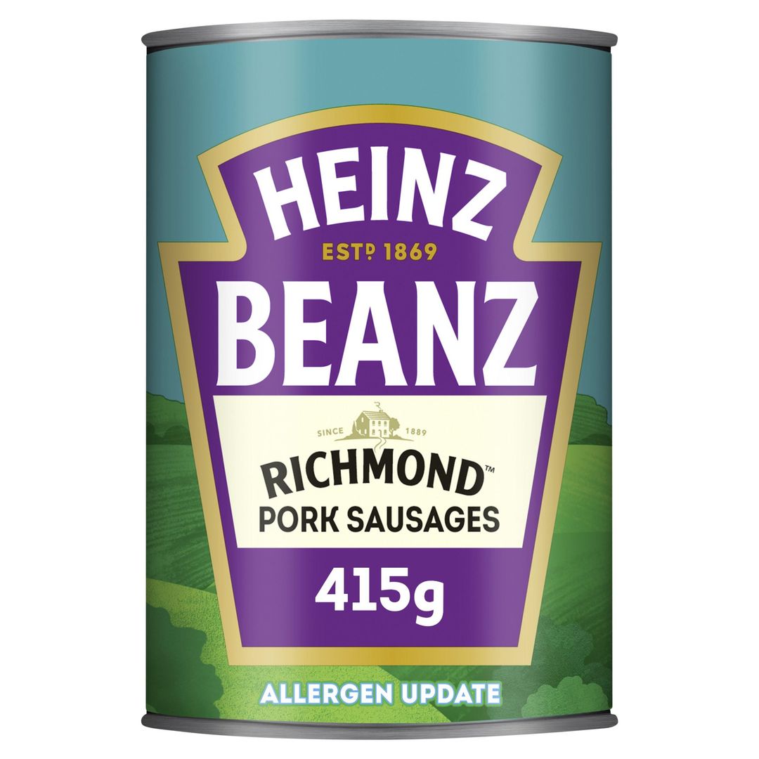 Heinz Baked Beans & Richmond Pork Sausages 415G - Image 1