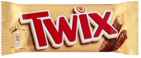 Twix Chocolate Bars 25 x 50g - Thumbnail 2