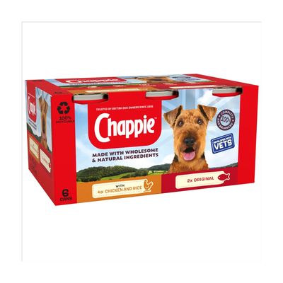 Chappie Complete Wet Dog Food Mixed Flavour Pack