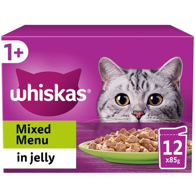 Whiskas 1+ Pouches in Jelly - Mixed Menu / 12 - Thumbnail 2