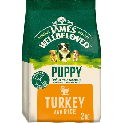 James Wellbeloved Hypoallergenic Puppy Food - Brown / Turkey and Rice