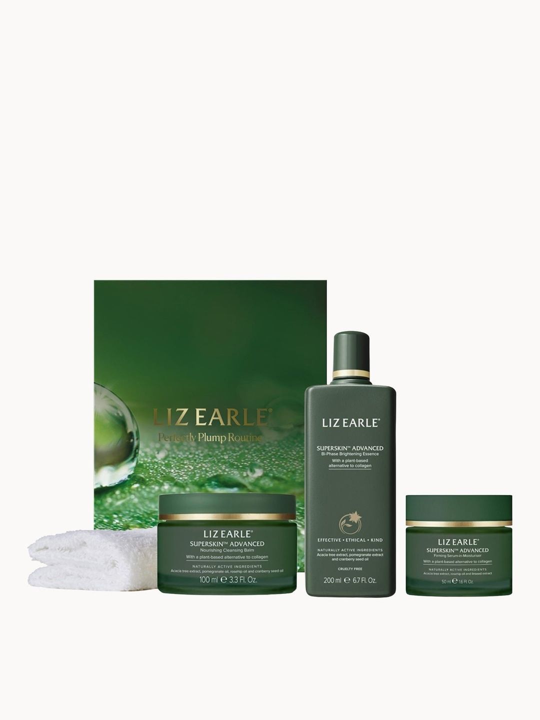Liz Earle Women's Perfectly Plump Routine 3 Piece Set in Misc - Image 1