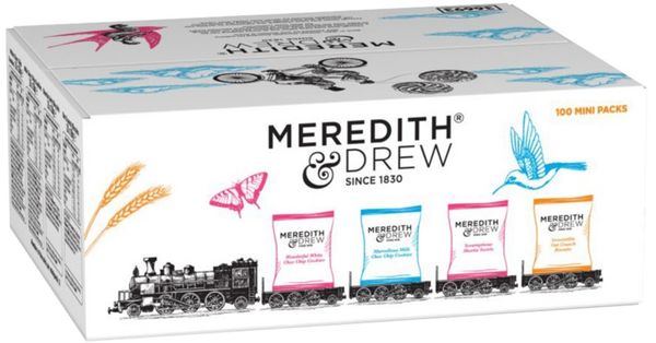 Meredith & Drew Biscuits Assorted Twin Pack Individually Wrapped 4 Variants Biscuits (Pack 100) - 0401183