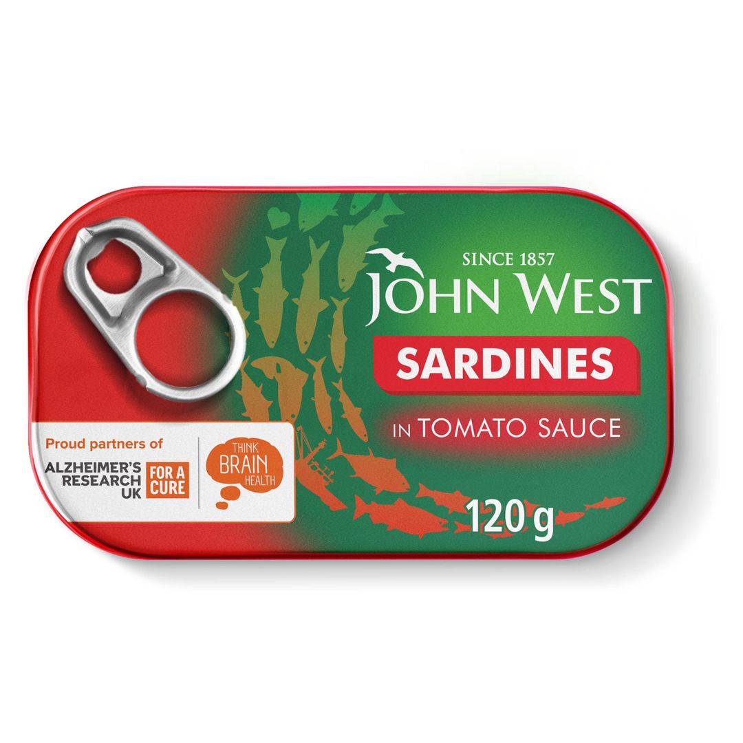John West Sardines in Tomato Sauce 120g - Image 1