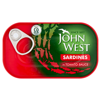 John West Sardines in Tomato Sauce 120g - Thumbnail 2