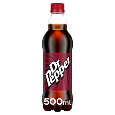 Dr Pepper Plastic Bottle Multipack, 12 x 500 ml
