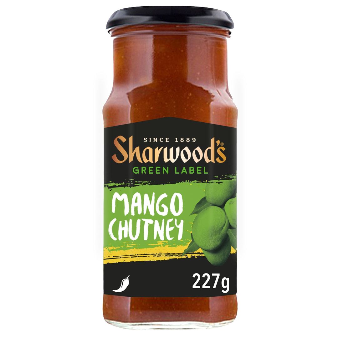 Sharwood's Green Label Mango Chutney 227g - Image 1