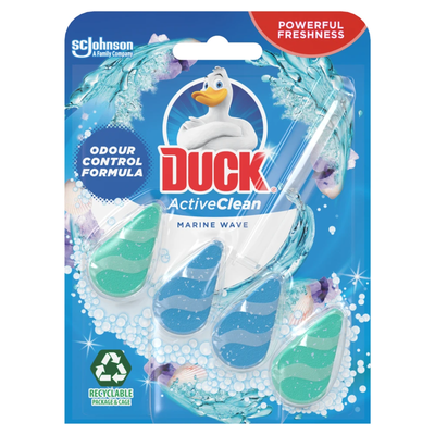 Toilet Duck Active Clean Marine Scented Rim Block 38.6g
