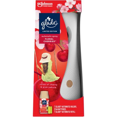 Glade Automatic Spray Holder - Floral Cherries