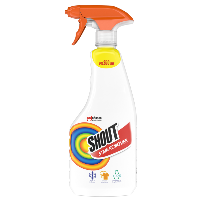 Mr Muscle Shout Stain Remover Spray 500ml Assorted Packs - Image 1