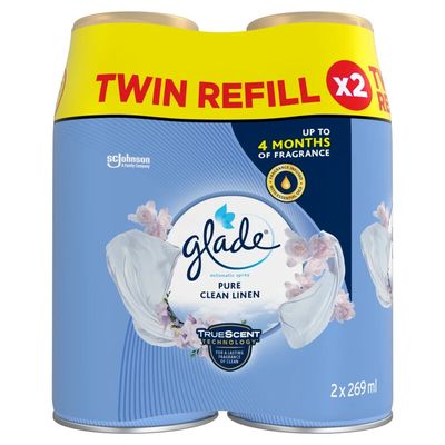 Glade Automatic Spray Twin Refill - Pure Clean Linen