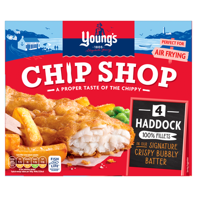 Young's 4 Chip Shop Haddock Fillets 400g - Thumbnail 2