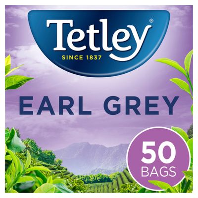 Tetley 50 Earl Grey Tea Bags 125g