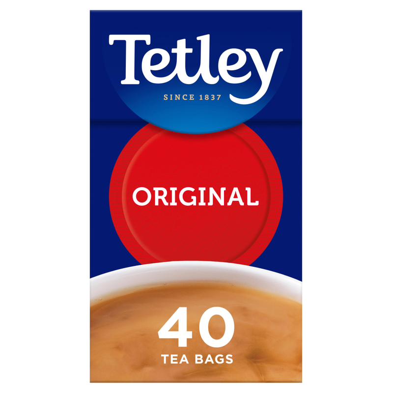 Tetley 40 Original Tea Bags 125g - Image 1