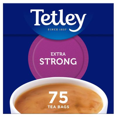 Tetley 75 Extra Strong Tea Bags 237g