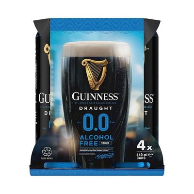 Guinness Draught Alcohol Free Beer, 24 x 440 ml