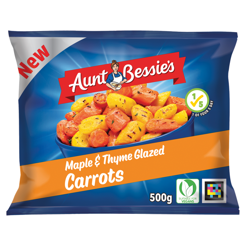 Aunt Bessie's Maple & Thyme Glazed Carrots 500g - Image 1