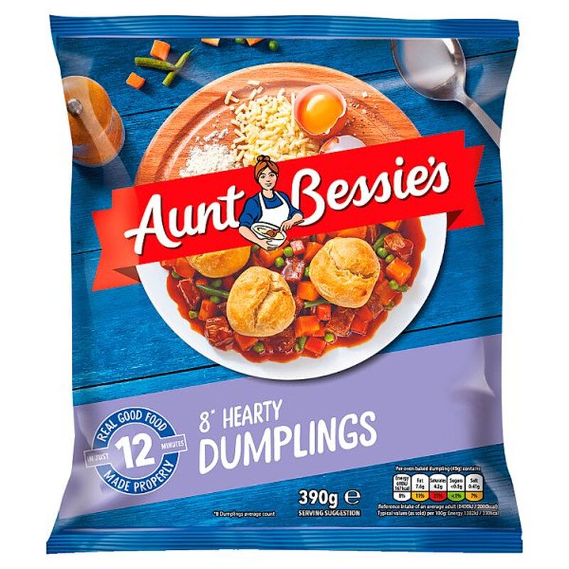 Aunt Bessie's 8 Dumplings 390g - Image 1