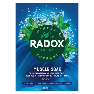 Radox Mineral Therapy Muscle Soak Herbal Bath Salt, 400g - Buy 3 / 18cm