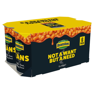 Branston Baked Beans 6 x 410g - Thumbnail 2