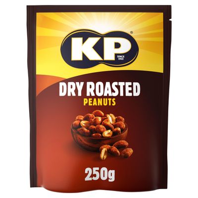 KP Dry Roasted Peanuts 250g - Thumbnail 2
