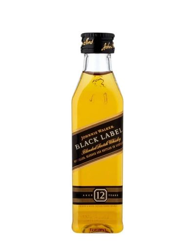 Johnnie Walker Black Label 12 Year Old Miniature Blended Scotch Whisky