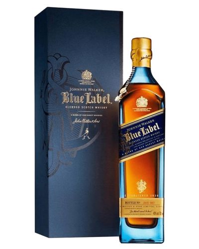 Johnnie Walker Blue Label / Small Bottle Blended Scotch Whisky