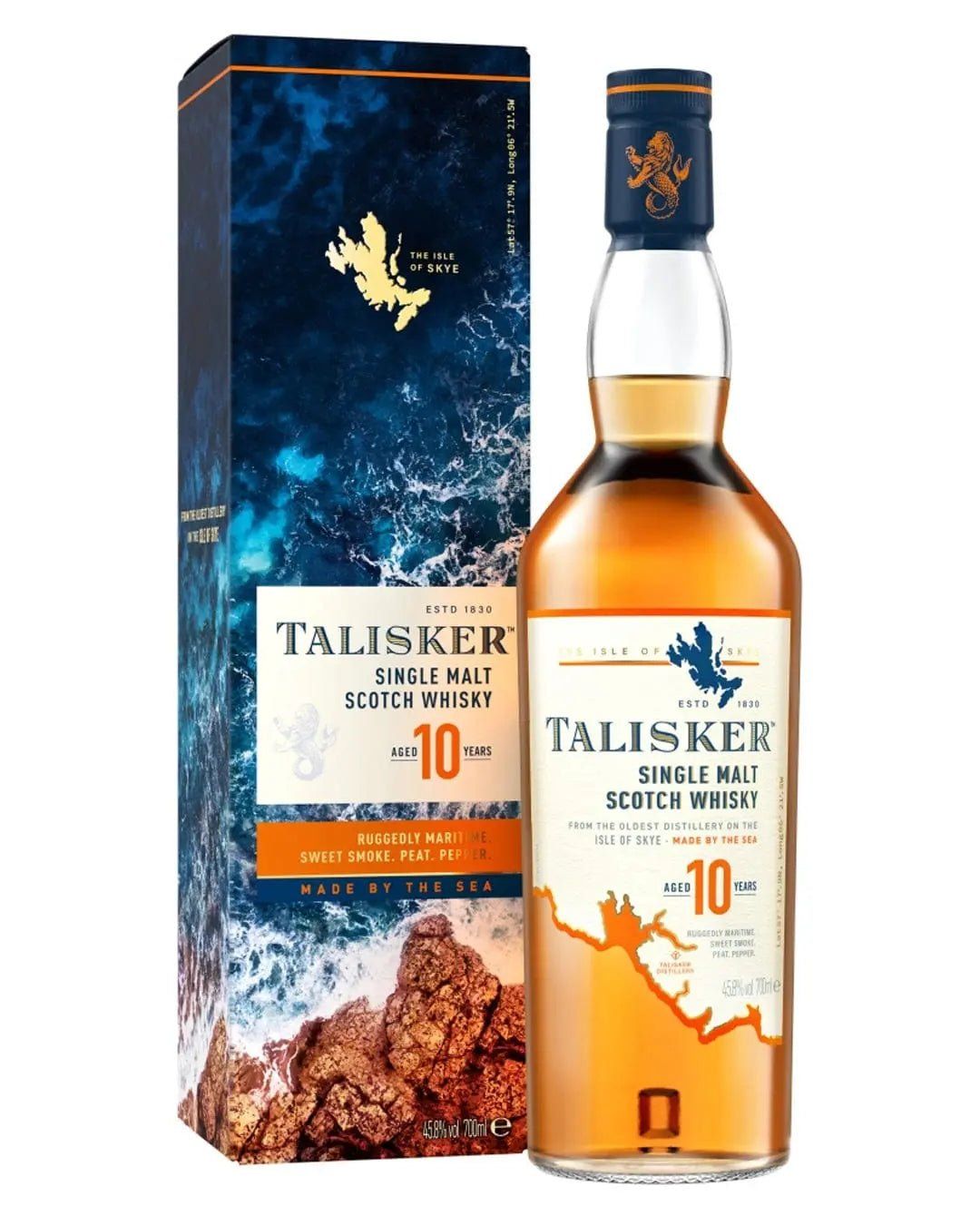 Talisker 10 Year Old Island Single Malt Scotch Whisky - Image 1