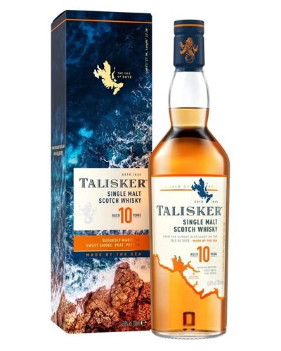 Talisker 10 Year Old Island Single Malt Scotch Whisky