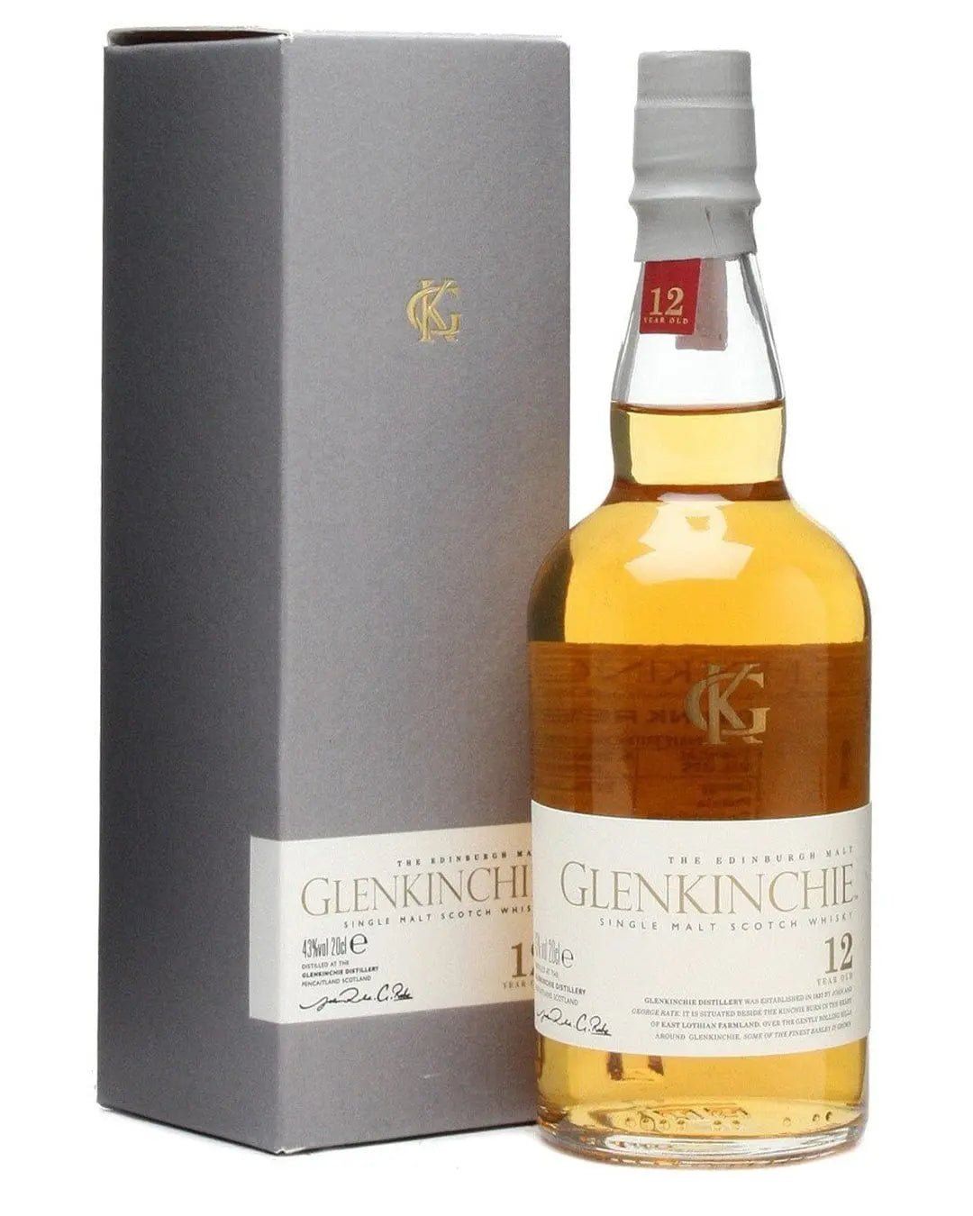 Glenkinchie 12 Year Old / Small Bottle Lowland Whisky - Image 1