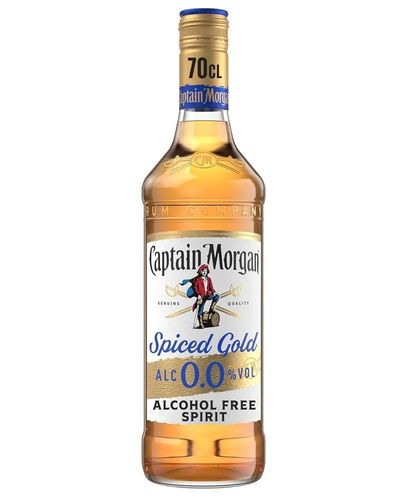 Captain Morgan Spiced Gold Alcohol Free Rum, 70 cl - Thumbnail 2