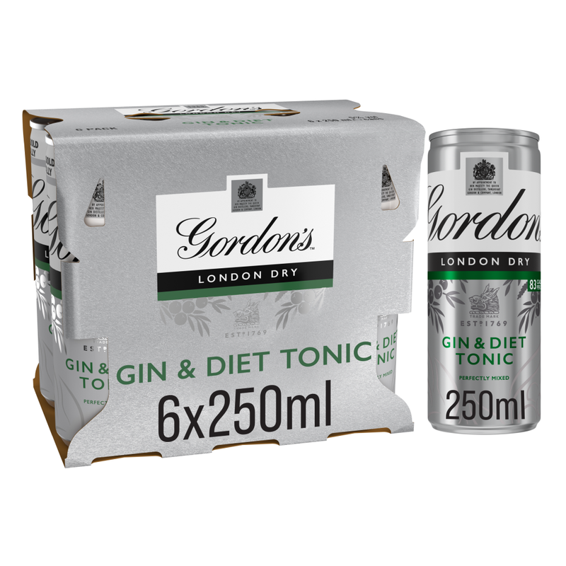 Gordons Gin & Diet Tonic - Image 1
