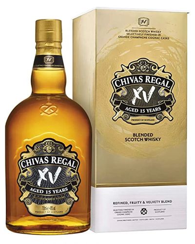 Chivas Regal 15 Year Old XV / Gold Bottle Blended Scotch Whisky