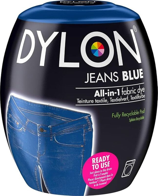 DYLON Washing Machine Fabric Dye Pod 350g - Jeans Blue - Image 1
