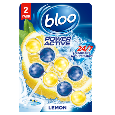 Bloo Toilet Rim Blocks Colour Active Lemon for Anti-Limescale Effect - 1 - Thumbnail 2