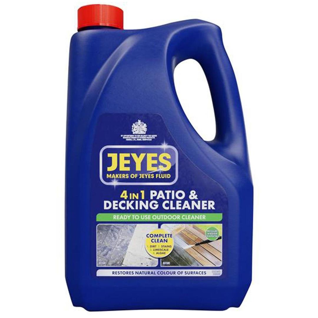 Jeyes 4-In-1 Patio & Decking Cleaner 4 Litre 11546 - Image 1