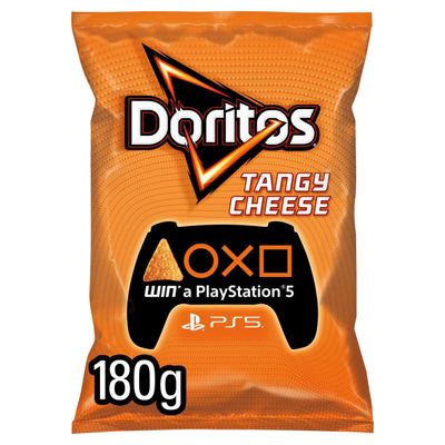 Doritos Tangy Cheese Tortilla Chips Sharing Crisps 180g - Thumbnail 2