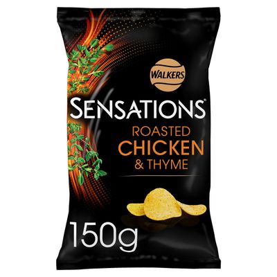 Walkers Sensations Roasted Chicken & Thyme Sharing Crisps 150g - Thumbnail 2