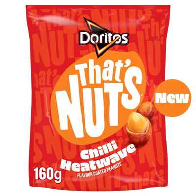 That’s Nuts Doritos Chilli Heatwave Sharing Coated Peanuts 160g - Thumbnail 2