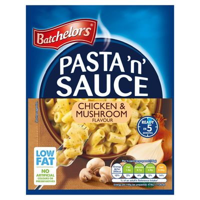 Batchelors Pasta 'n' Sauce Chicken & Mushroom Flavour Pasta Sachet 99g
