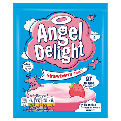 Angel Delight Strawberry Dessert Mix 59g - Thumbnail 2