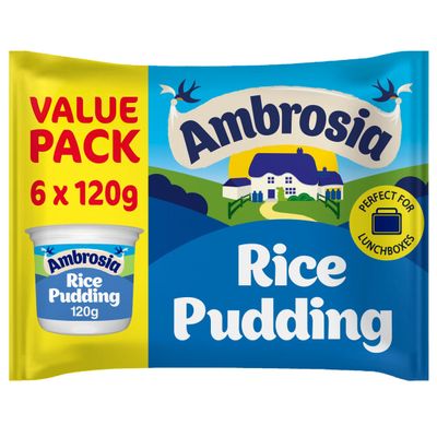 Ambrosia Ready To Eat Rice Pudding Pots 6 x 120g - Thumbnail 2