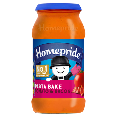 Homepride Pasta Bake Sauce Tomato & Bacon 485g