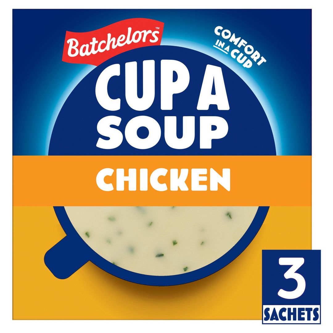 Batchelors Cup a Soup Chicken Instant Cup Soup Sachets x3 56g - Image 1