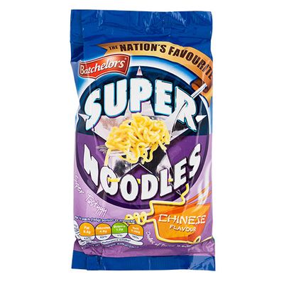 Batchelors Super Noodles Chow Mein Flavour Noodle Block 90g - Thumbnail 2